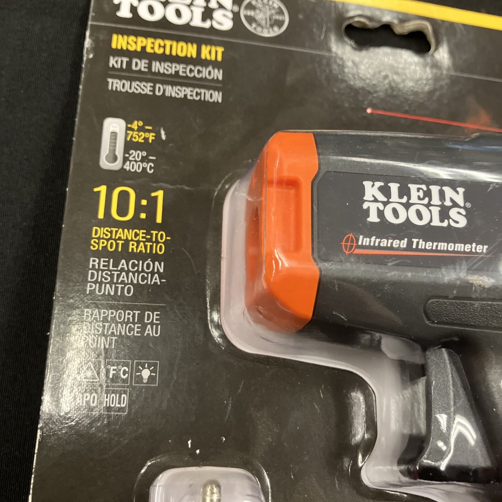 Infrared Thermometer Digital Battery Powered with GFCI Receptacle Tester 3