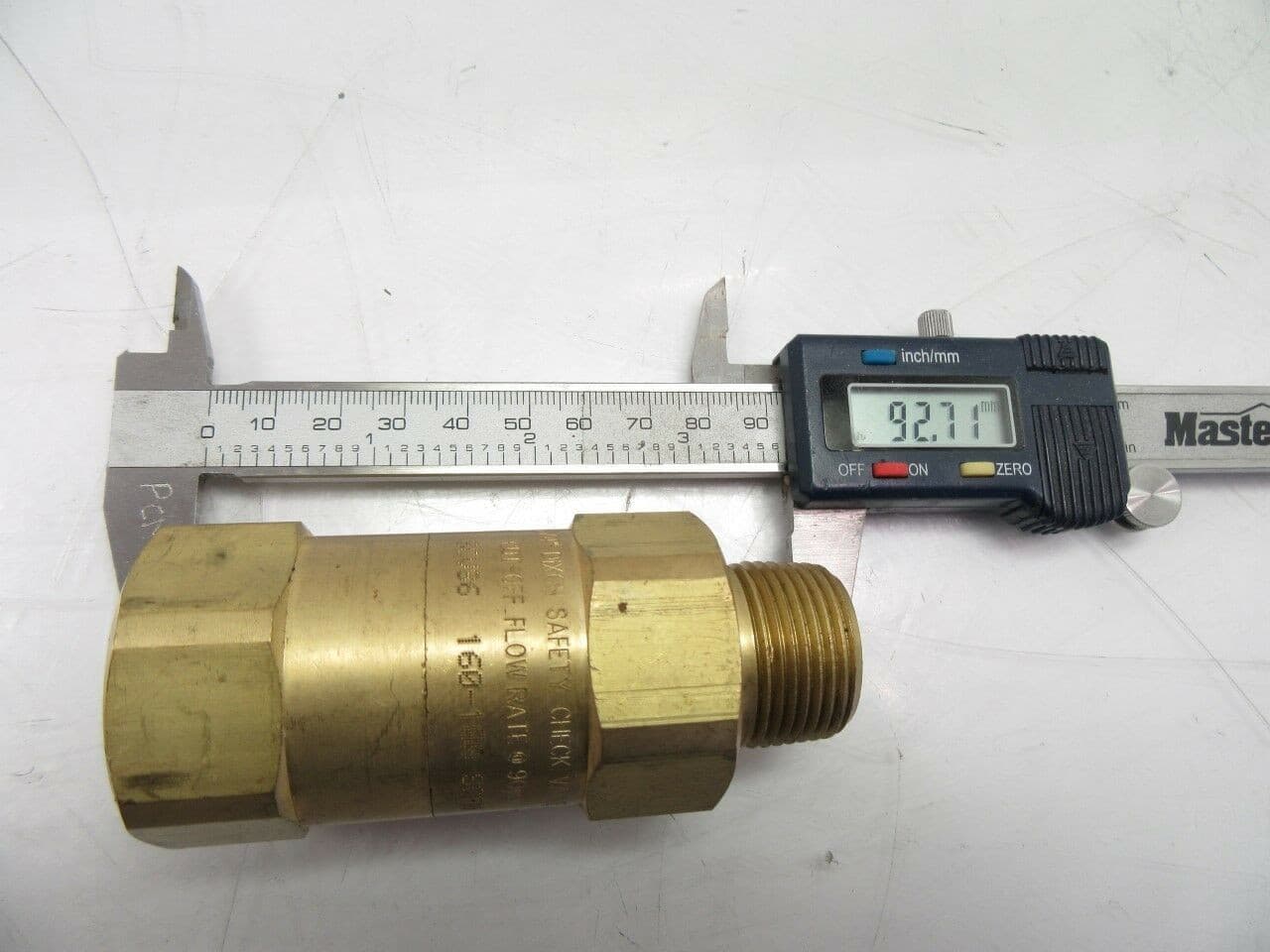 Dixon SCVS6 Brass Safety Check Valve, 3/4" NPT male x NPT Female (Used Tested) 4