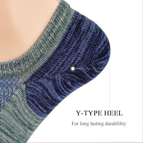  No Show Socks for Men/Women Short Cotton Casual Anti-Skid Non Slip Low Cut  5