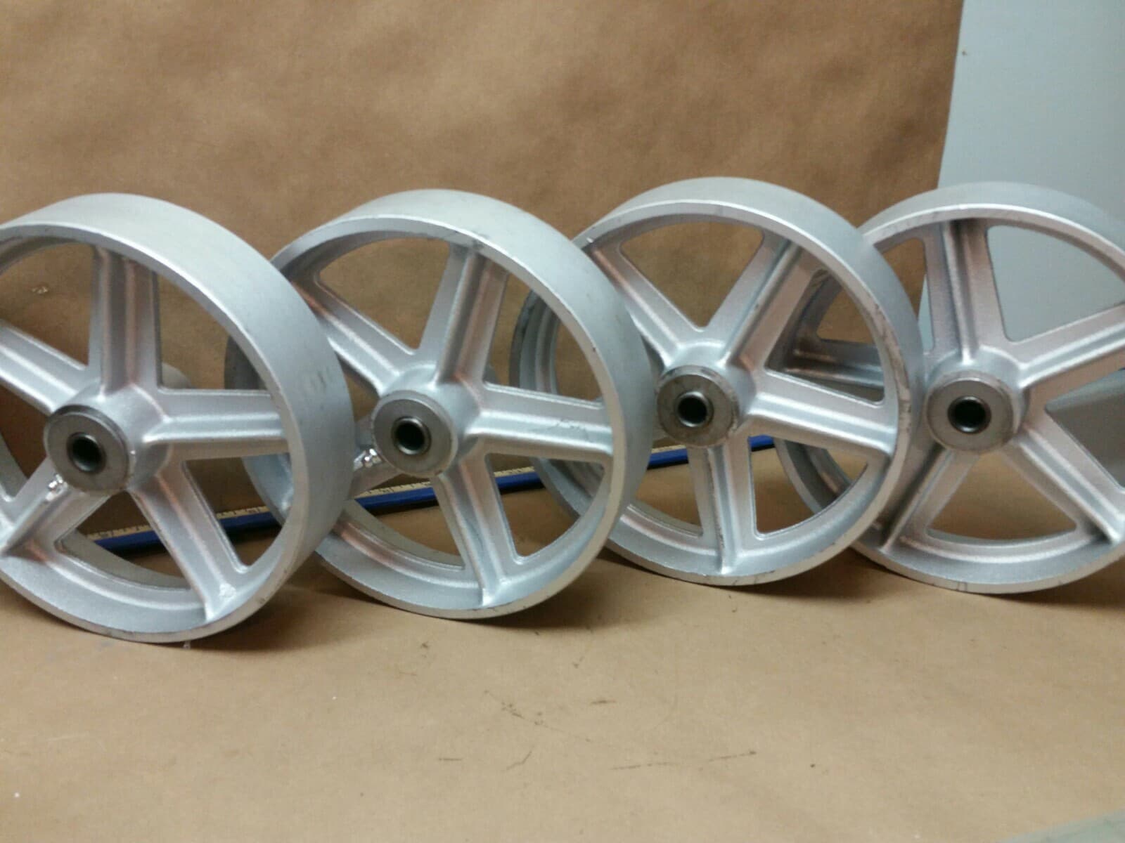 Hit Miss Engine Cart wheels Antique Style 8x2 industrial type flywheel engine 