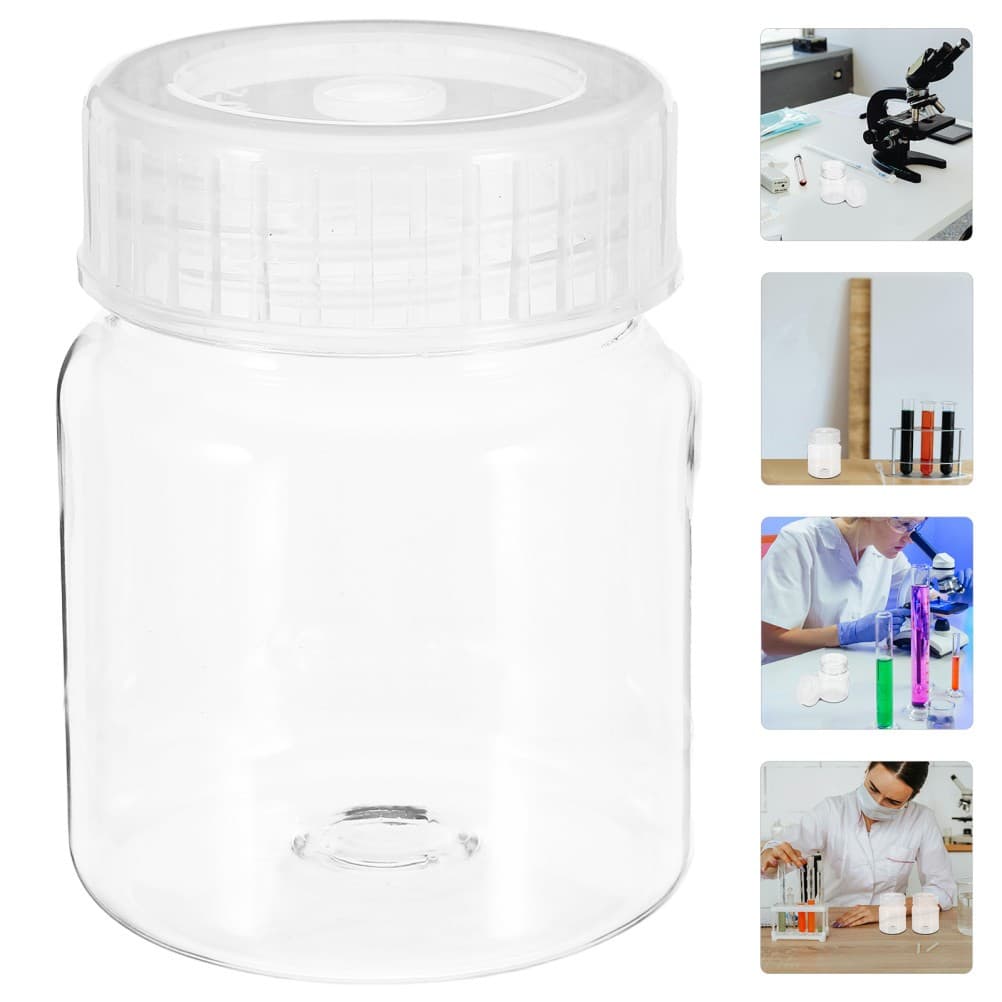  4 Pcs High Temperature Resistant Tissue Culture Bottle Laboratory Water Bottles 4