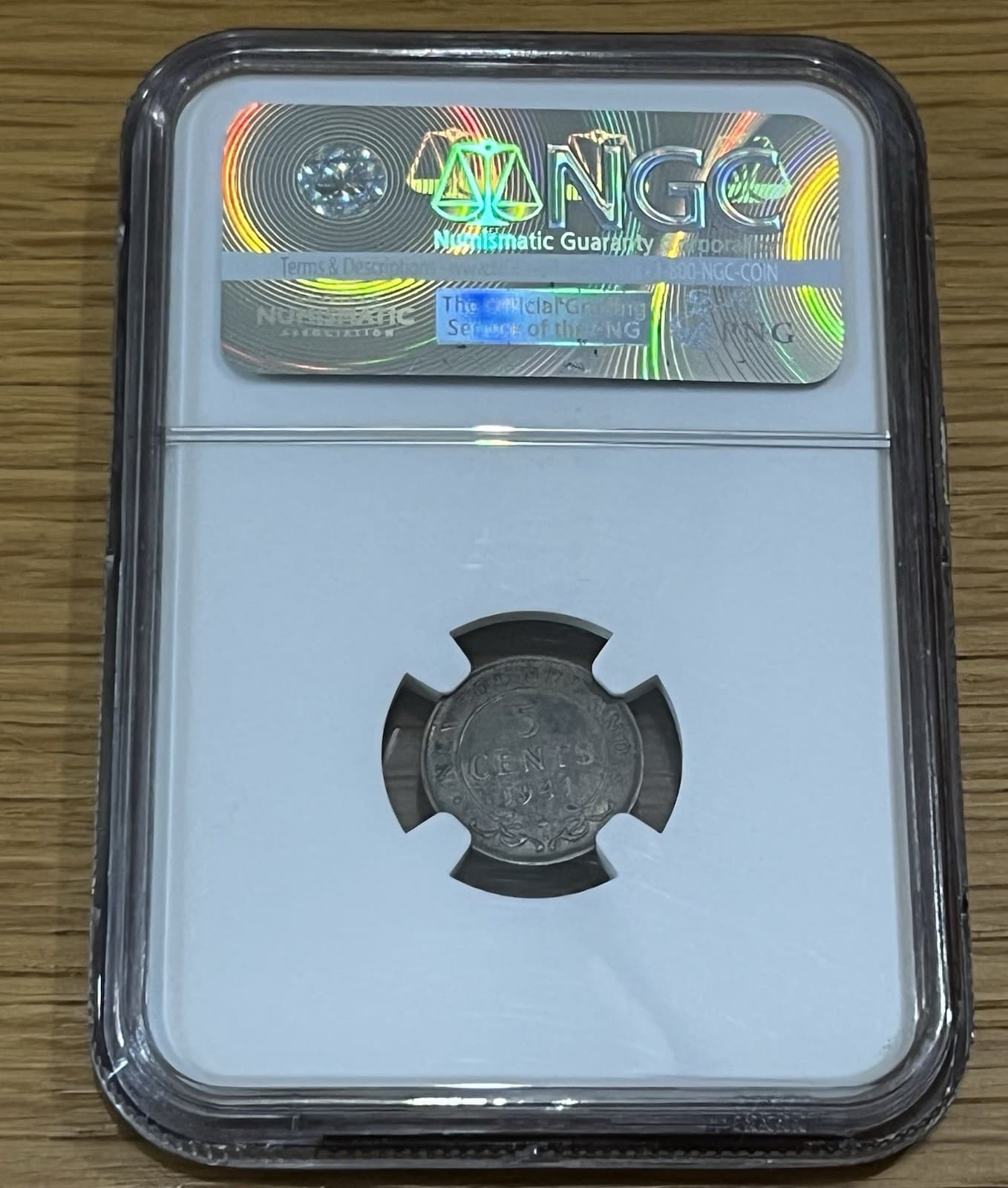 1941 C - Newfoundland 5CS - NGC - XF40 2