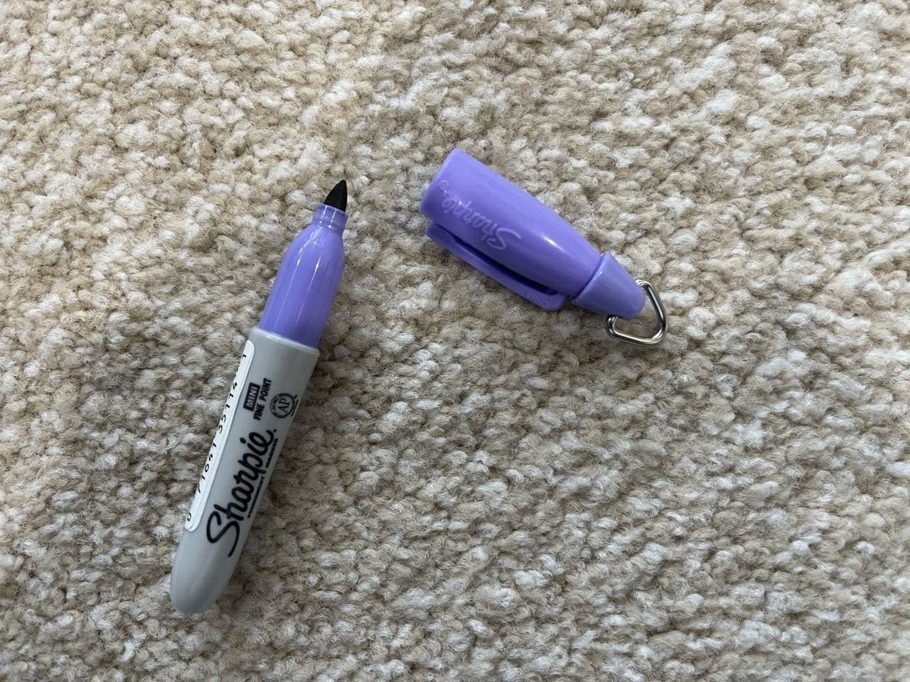 Sharpie 35114 Lilac Mini Permanent Markers, Fine Point, 3 each 4