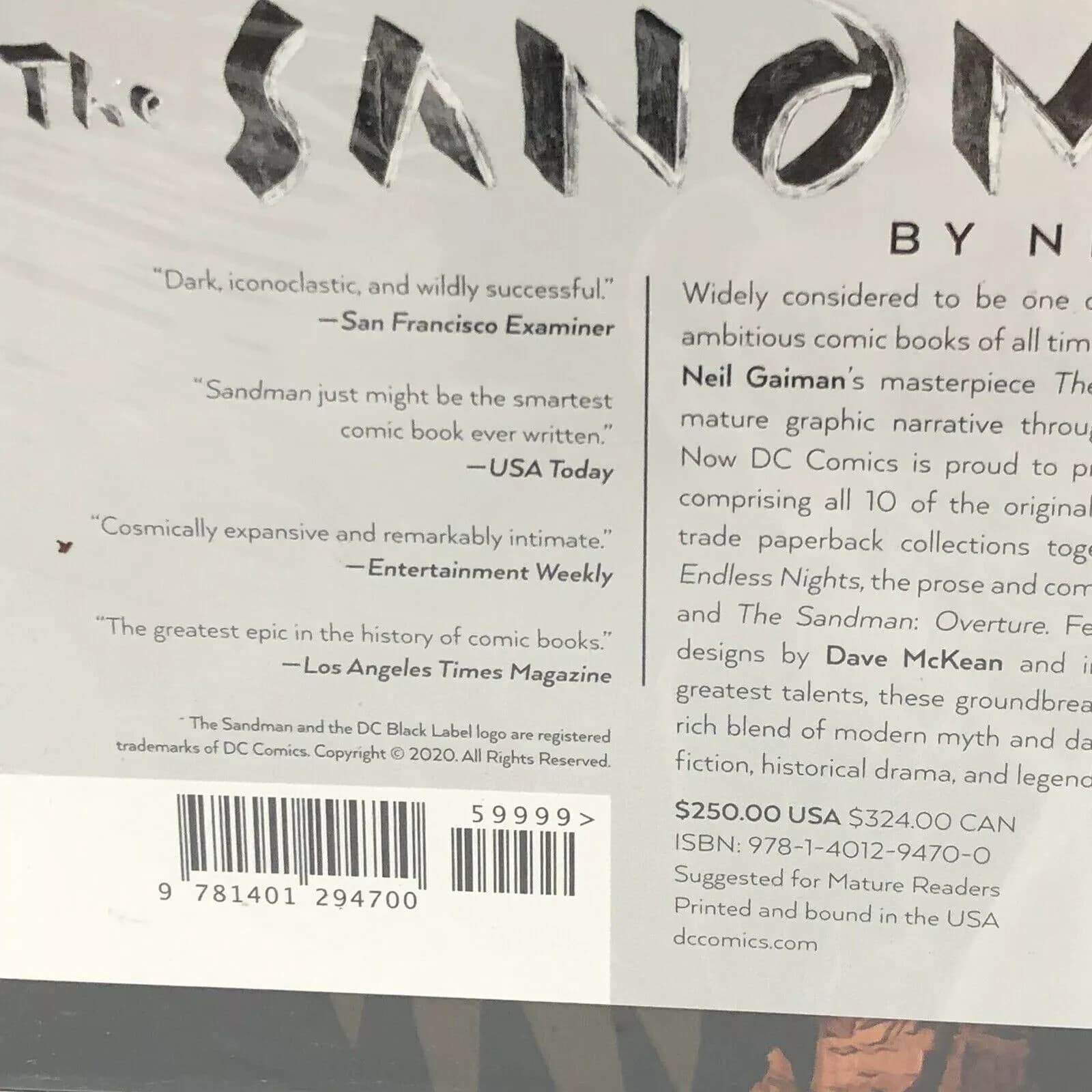 Sandman Expanded Edition New Unopened DC Black Label TPB Box Set 14 Volumes 5