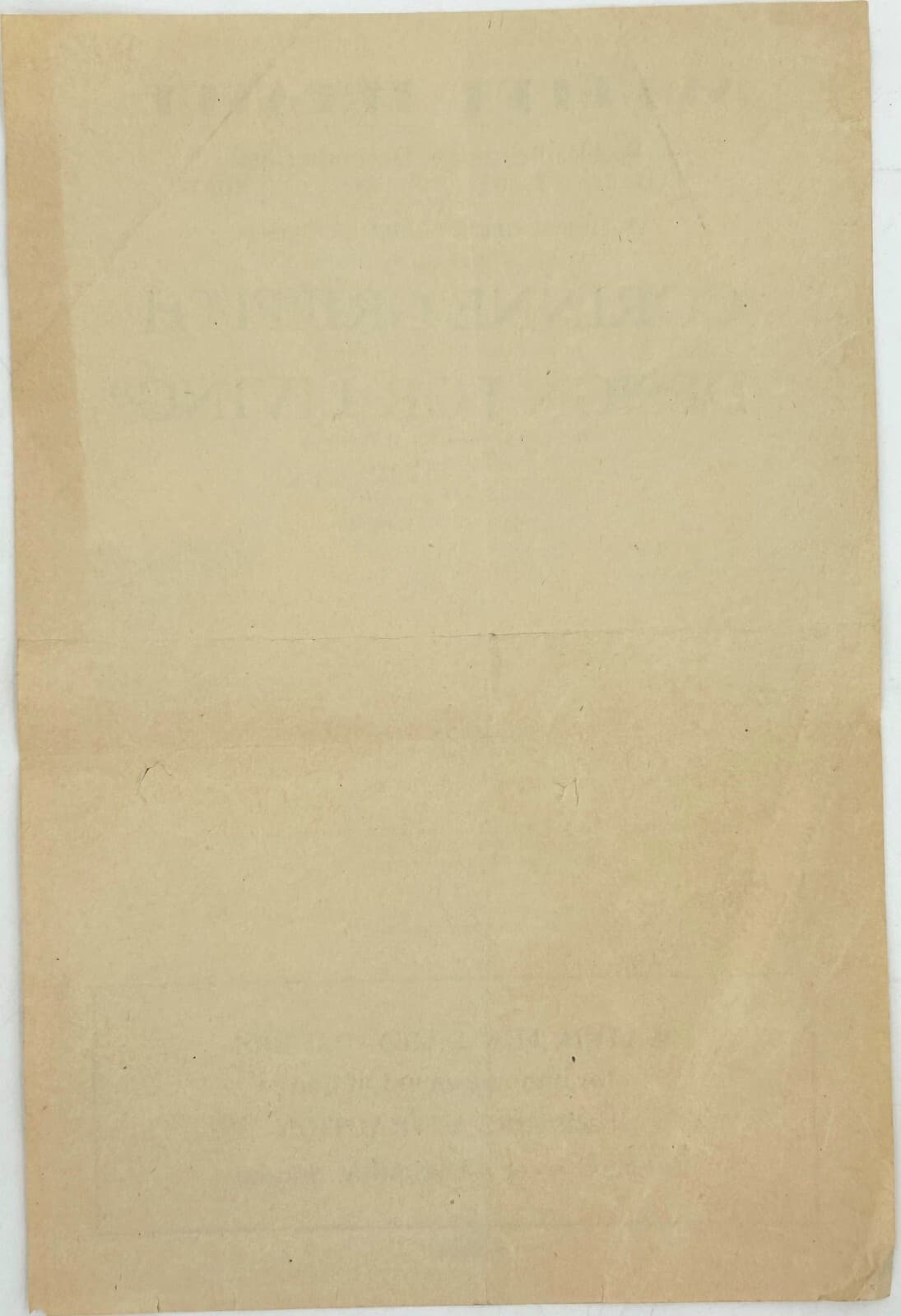 Vintage Original 1930's SHUBERT THEATRE Playbill/Synopsis - Kansas City, MO 2