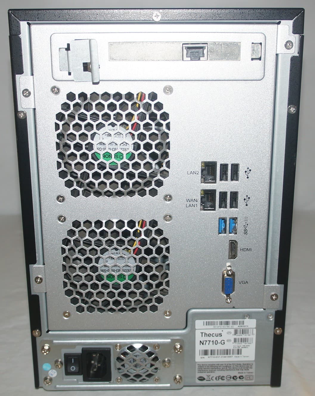 Thecus N7710-G NAS Server w/7 bay NAS and 10Gb Ethernet, Intel Pentium G850 4GB 2