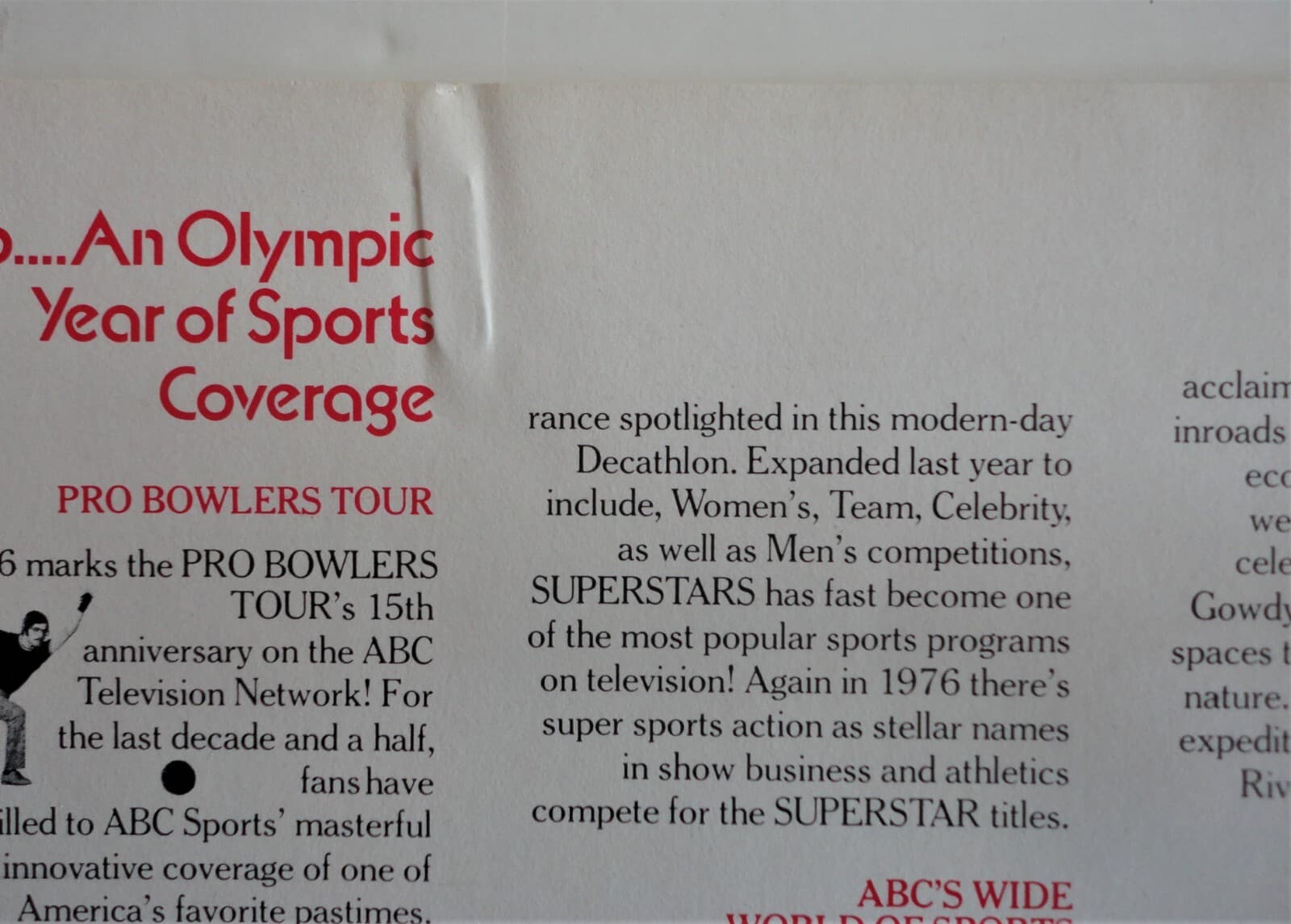 Unread 1976 Bowling PBA Tour Program Letter & 99 King Pins 1990 Trading Cards 5