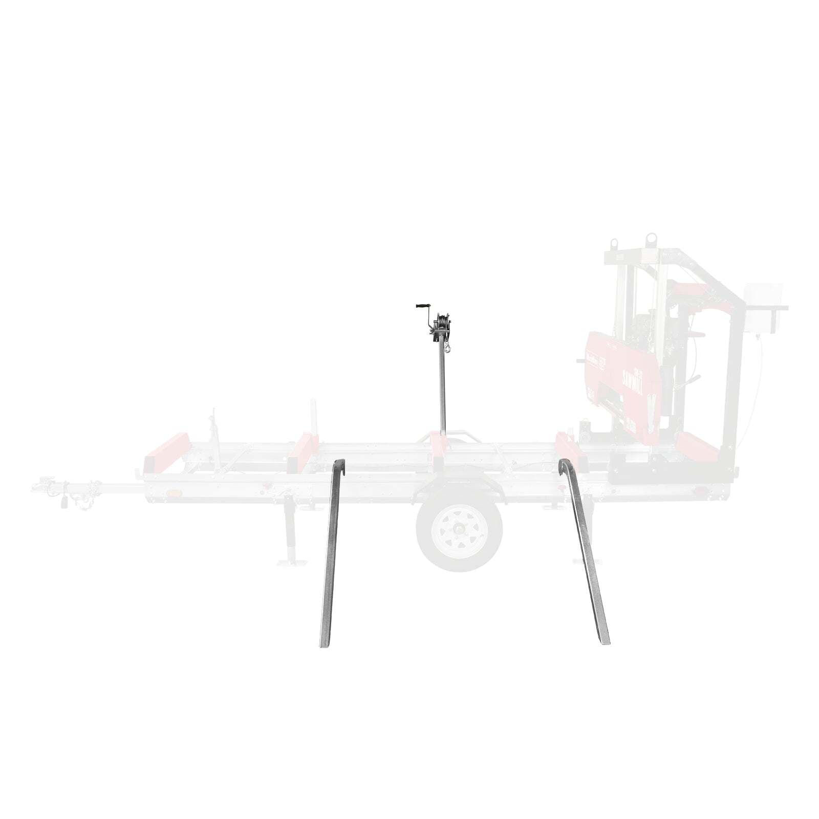 MechMaxx Log Loading Ramp Kit For Sawmill Trailer, SM-26 and SM-32 3