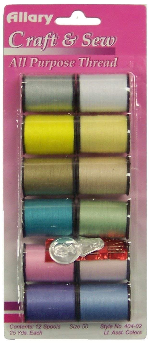 Allary Corporation Craft & Sew 12 Spools of Thread