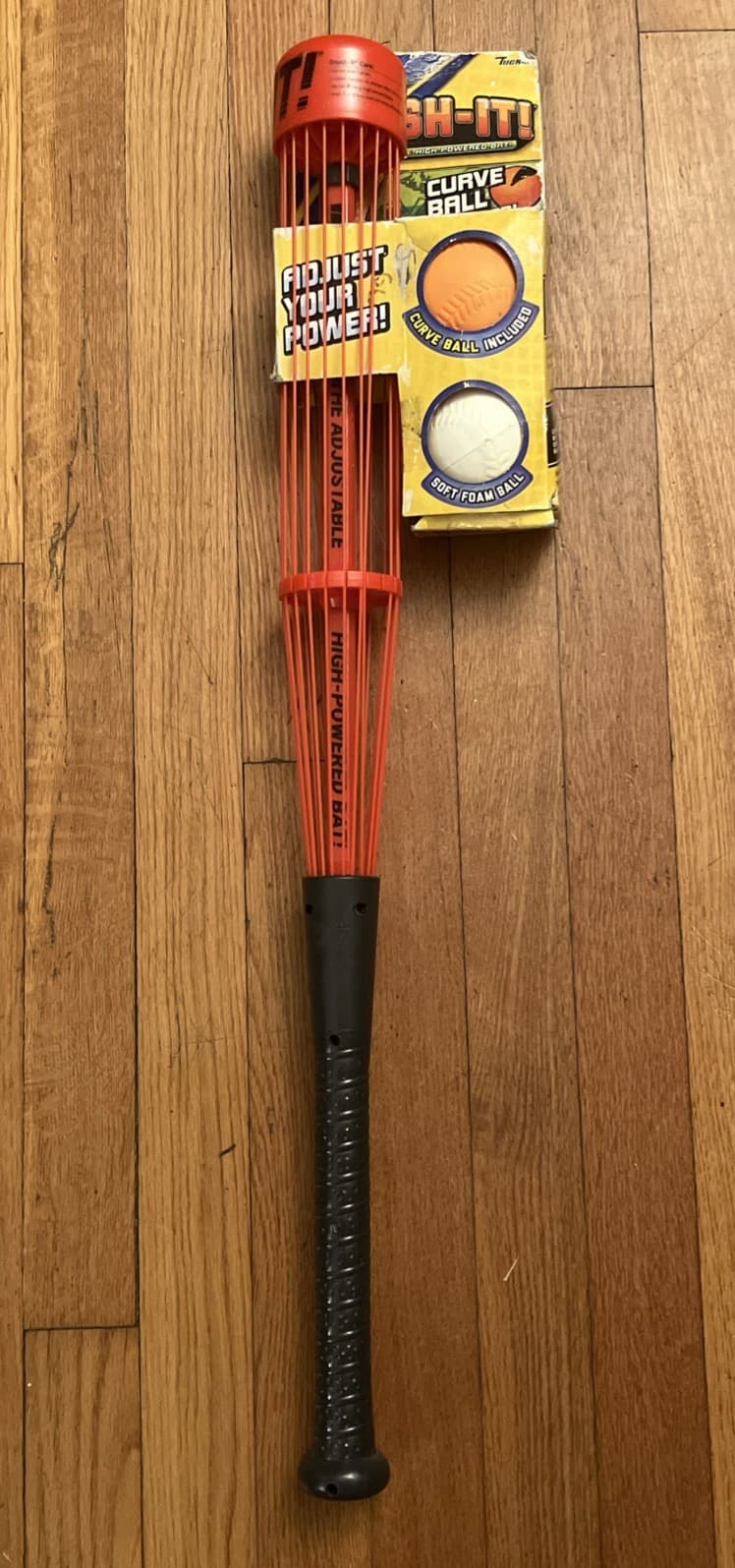 Tucker Crush-It Adjustable High-Powered Bat w/ Curve Ball Included Set RARE