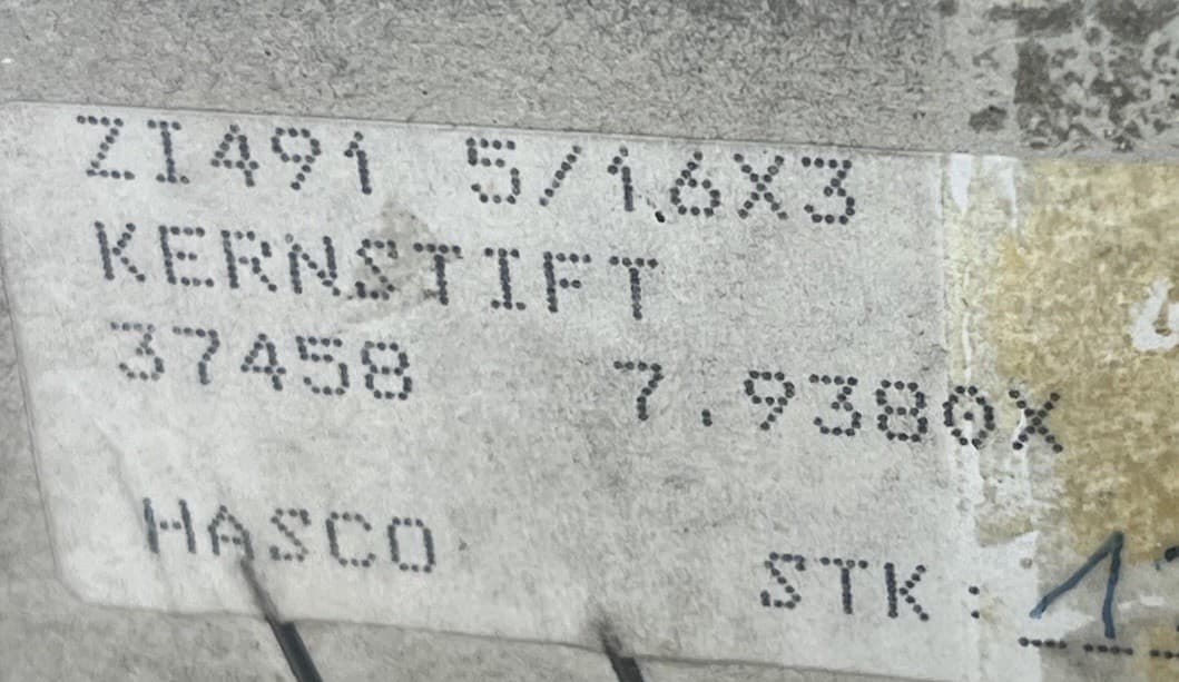 Ejector Pins 5/16 x 3" One Lot of 10 Hasco Plastic Mold Injection Machine Tool 5