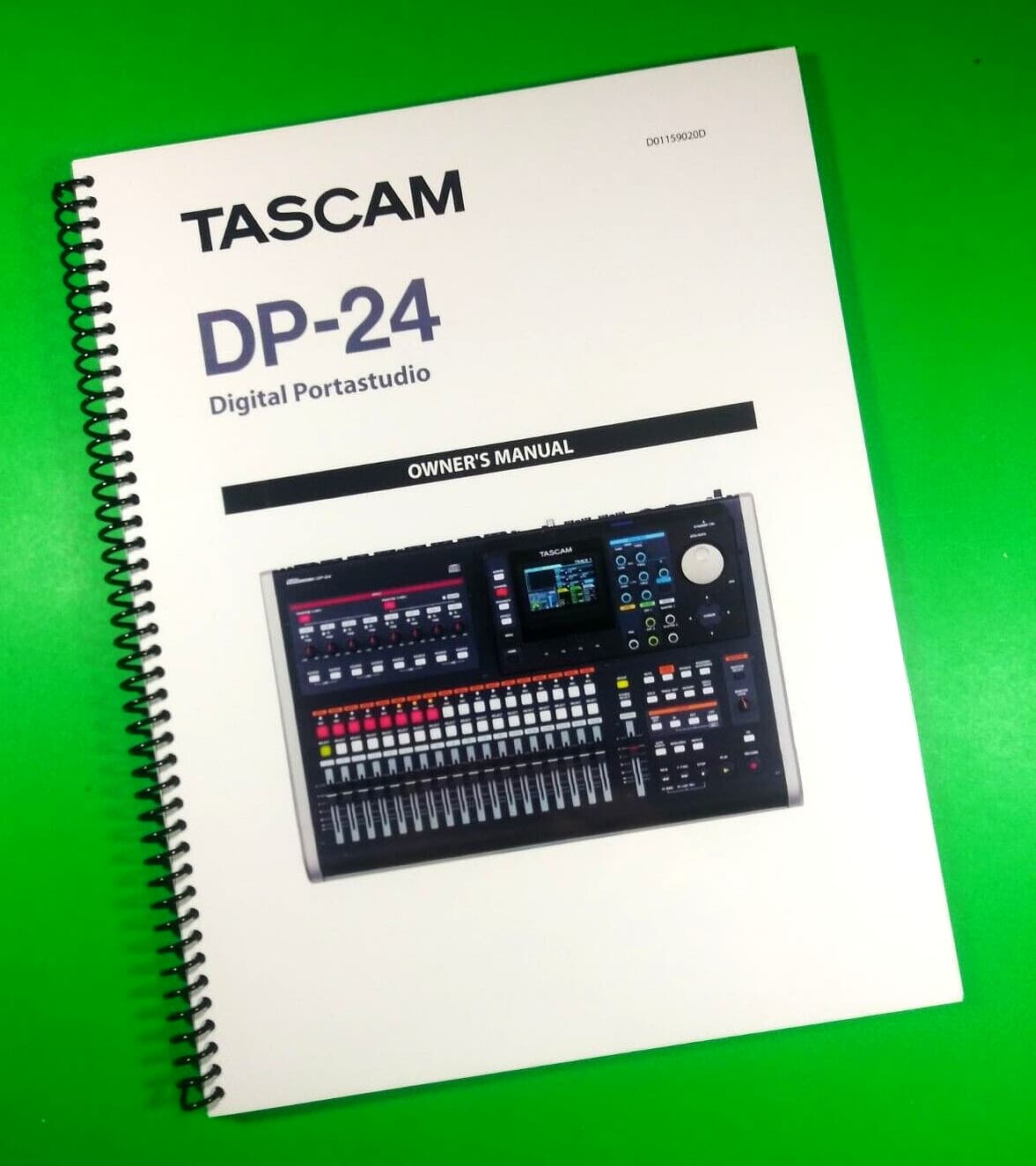 Owners Manual for TASCAM DP-24 Digital Portastudio 108 Pages W/Clear Covers!