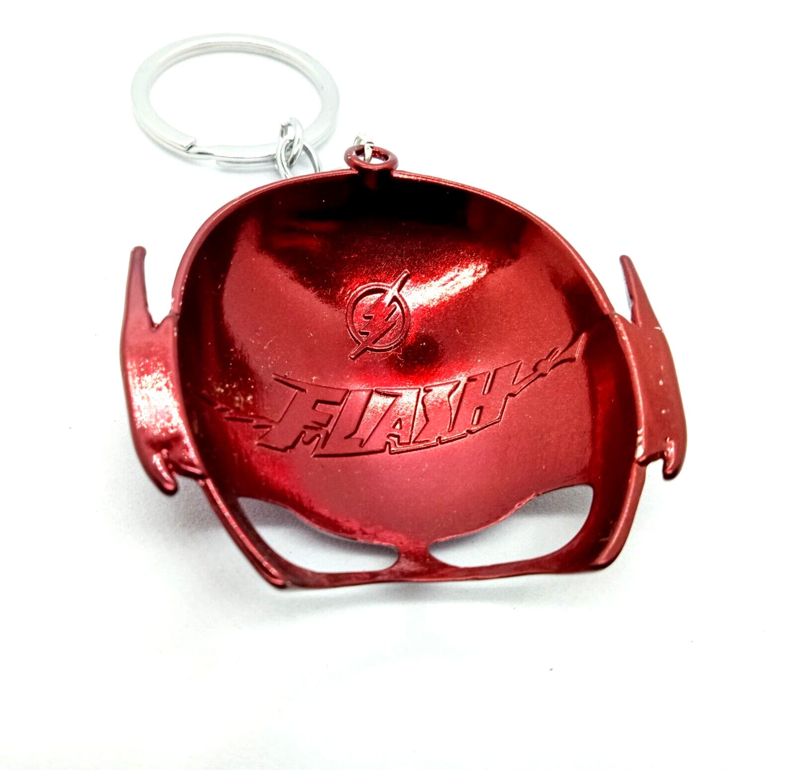 THE FLASH KEYCHAIN Red Helmet/Mask DC Comics Superhero Key Chain/Keyring 4