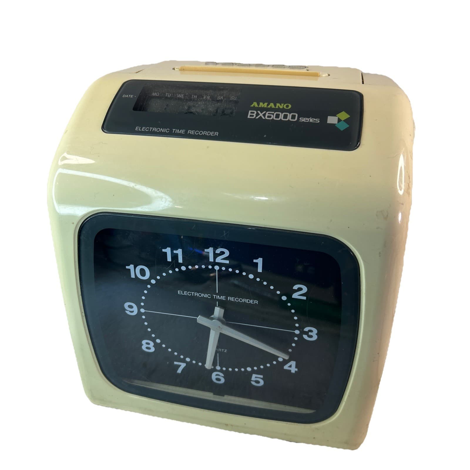 Amano Electronic Timer Recorder BX-6000 Time Clock BX-6001 Read No Key