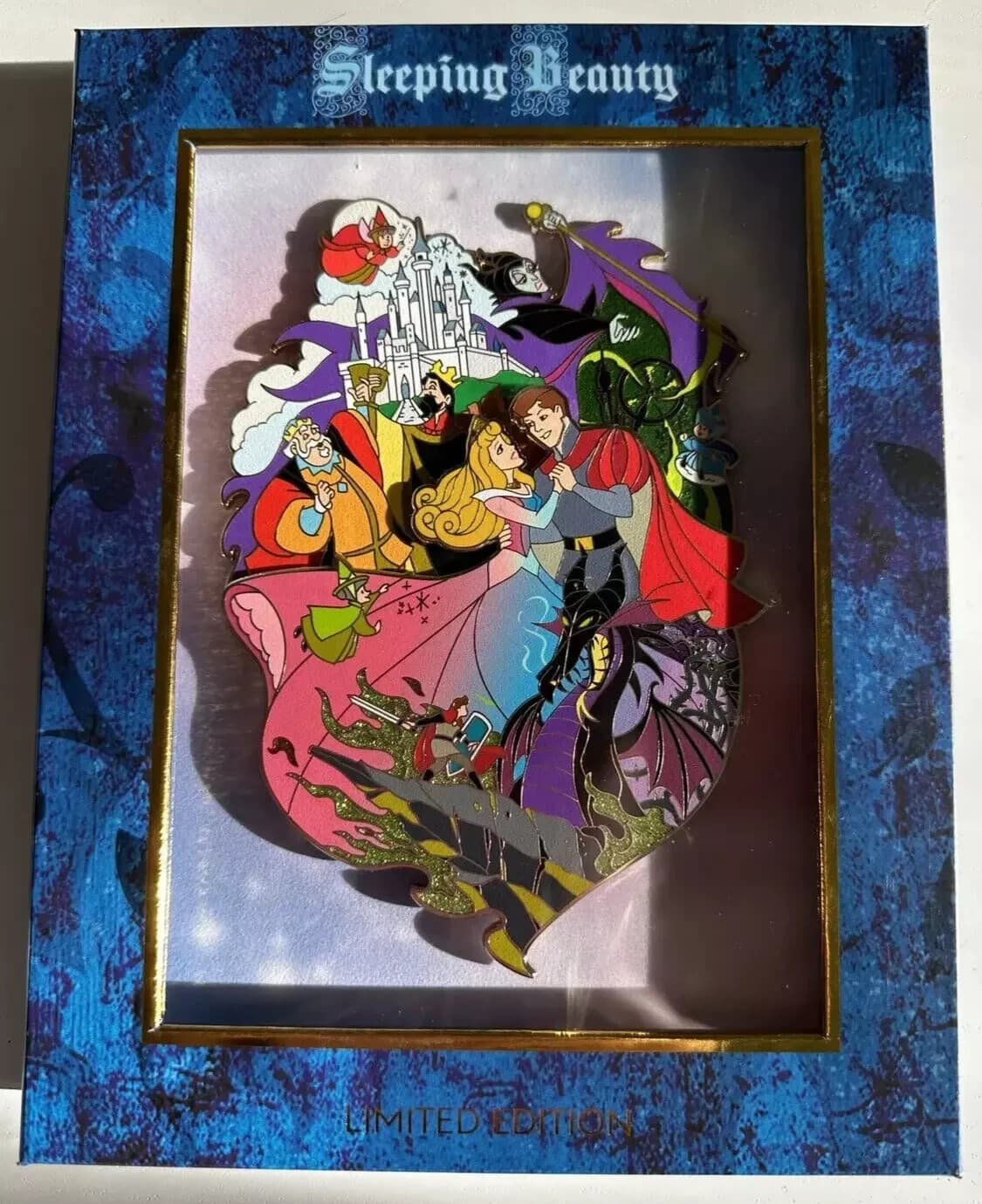 WDI MOG Disney Sleeping Beauty 65th Aurora Princess Maleficent Super Jumbo Pin