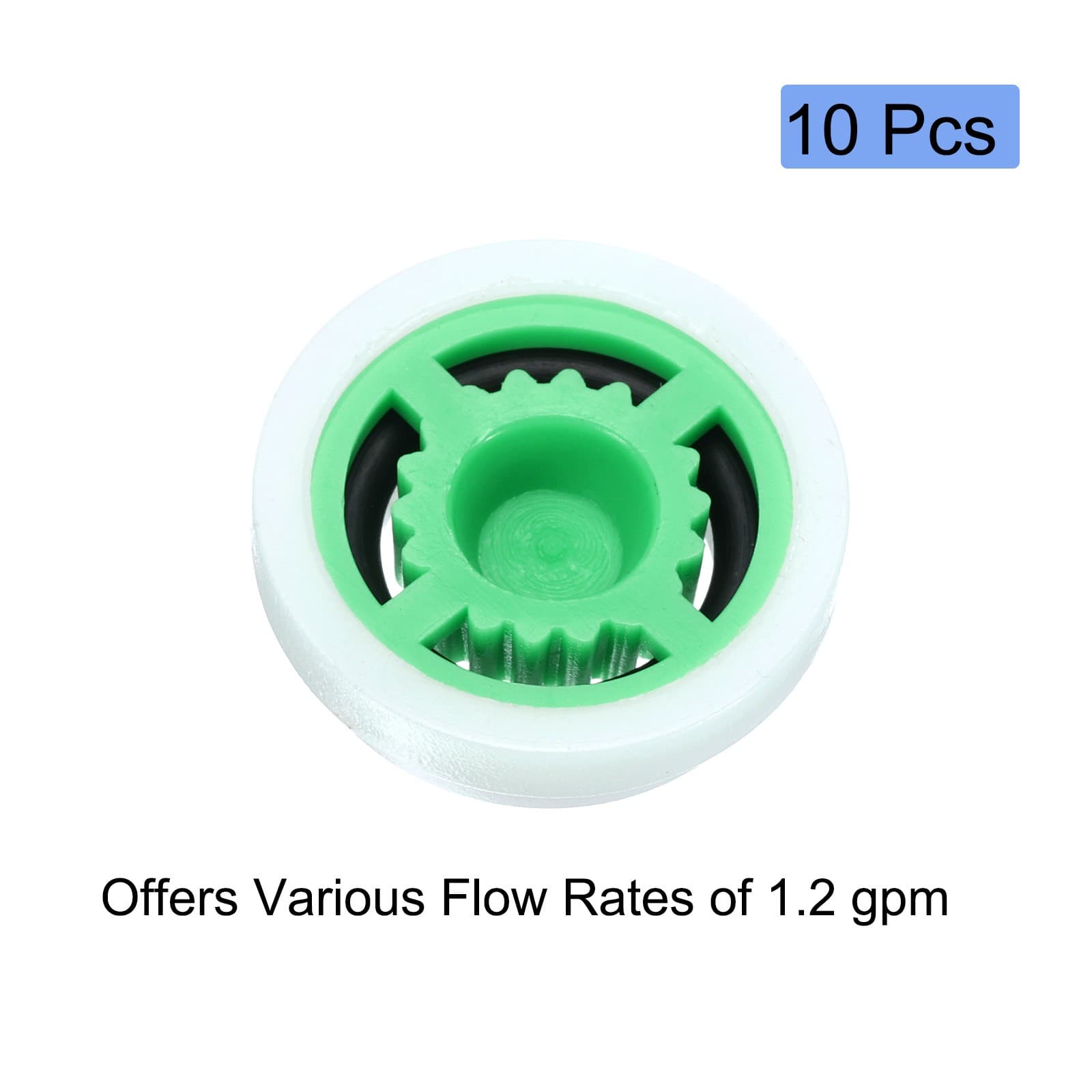Flow Reducer Limiter, 10 Pcs 2.0pgm Water Flow Reducer For Shower Head 3