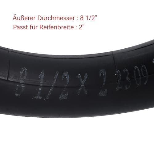 8.5x2 Scooter Inner tubes 8 1/2 x 2 with Bent Valve Stem TR87 (2 Pack)  3