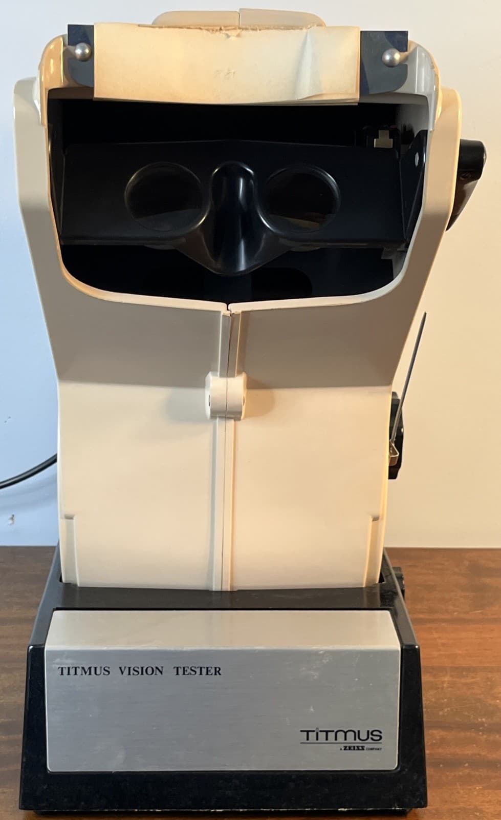 Titmus Optical Vision Tester OV-7M With Cover Slides Cards Manual Working 5