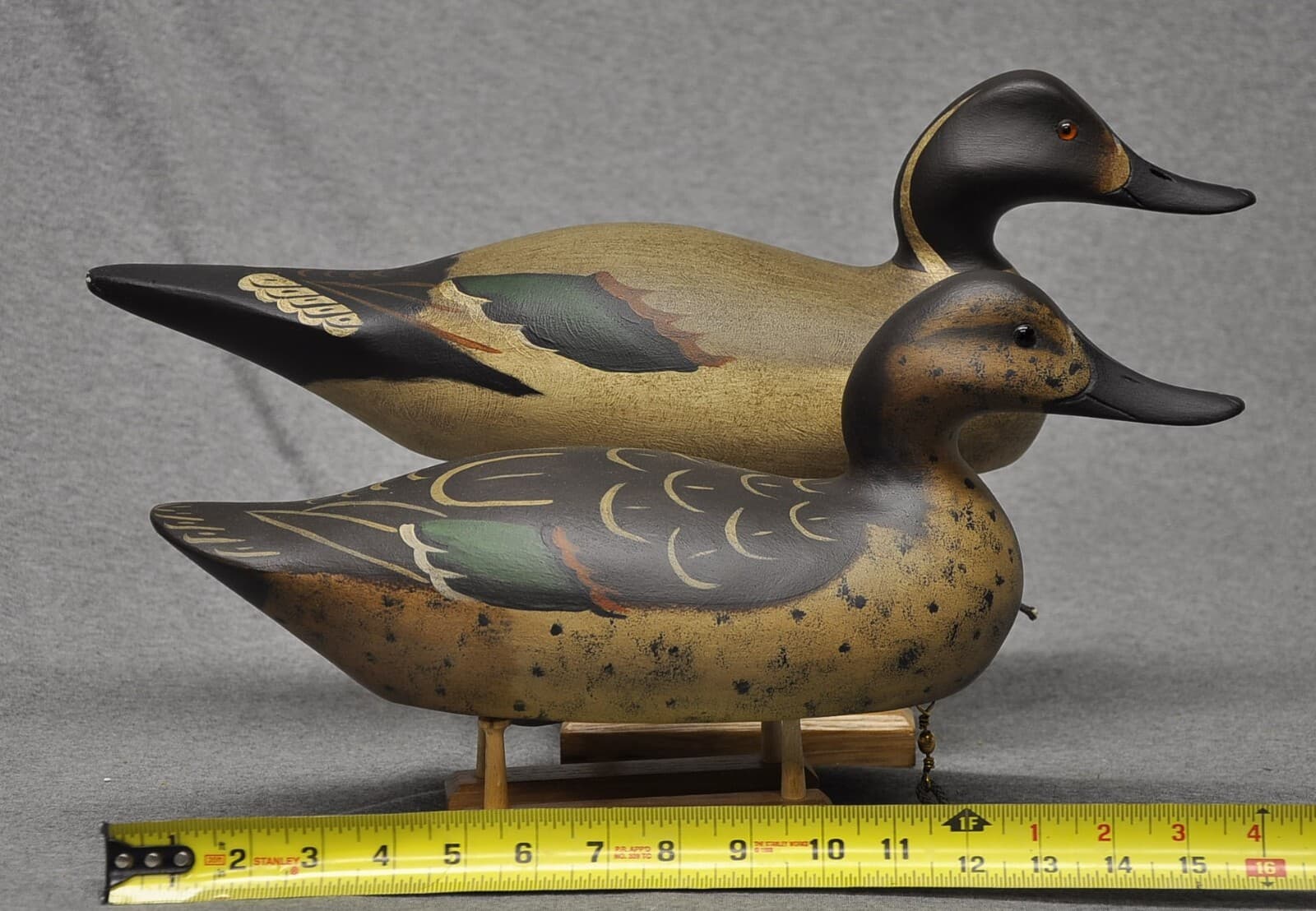 MASON STYLE PREMIER PINTAIL PAIR duck decoys Darkfeather Freedman's rig 2022 2