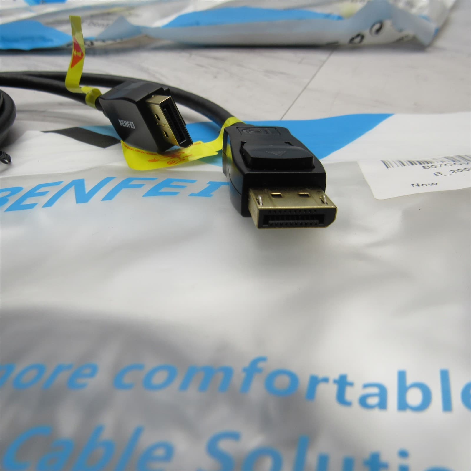 10 LOT - NEW Benfei 10' ft DisplayPort Cable Male to Male Display Port Video DP 2