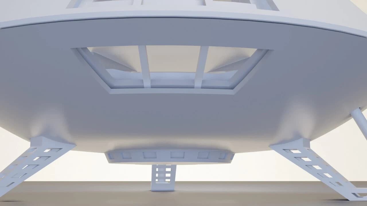 LOST IN SPACE JUPITER 2 - 6-inch diameter includes Upper + Lower Levels 3D Print 4