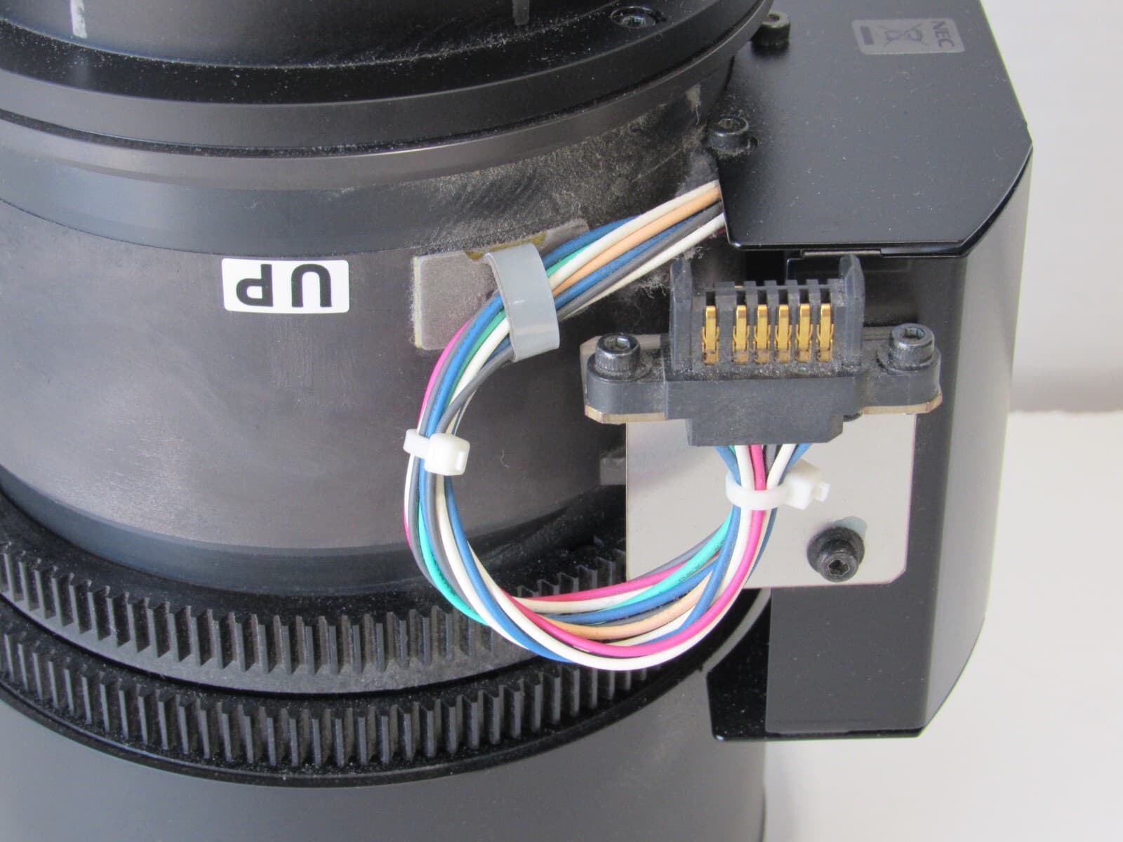 NEC NP28ZL Powered Zoom Lens 2.5/52.4-85.3mm P/N 3666-730 Tested Working 3