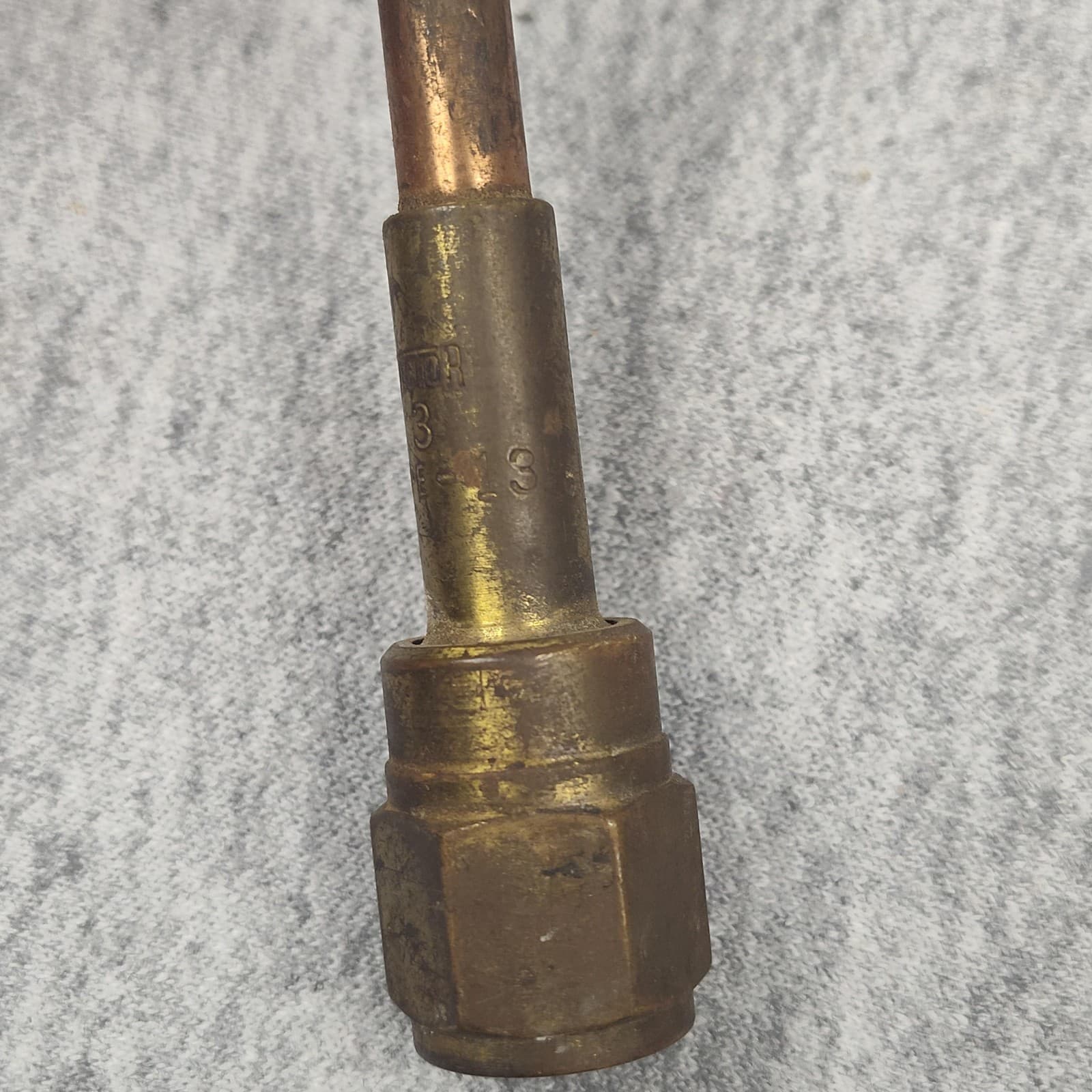 Victor No. 3 Oxy Acetylene Welding Brazing Torch Tip Copper Brass Attachment 3