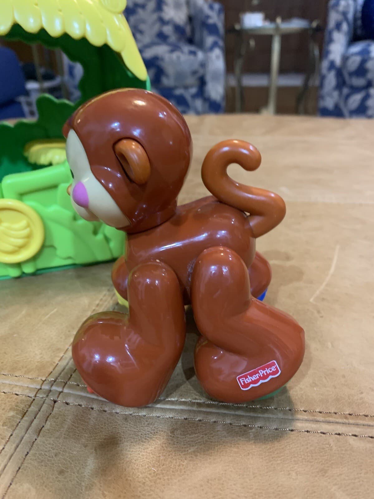 Fisher Price Amazing Animals Monkey With Sound Carry Along Playset Tote 2006 4