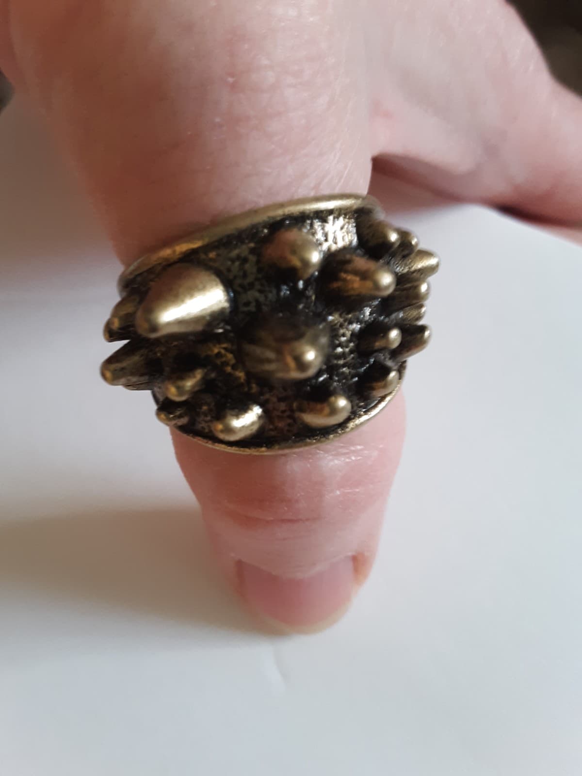 DRACULA UNTOLD Screen Used Brass Ring Production PROP 3