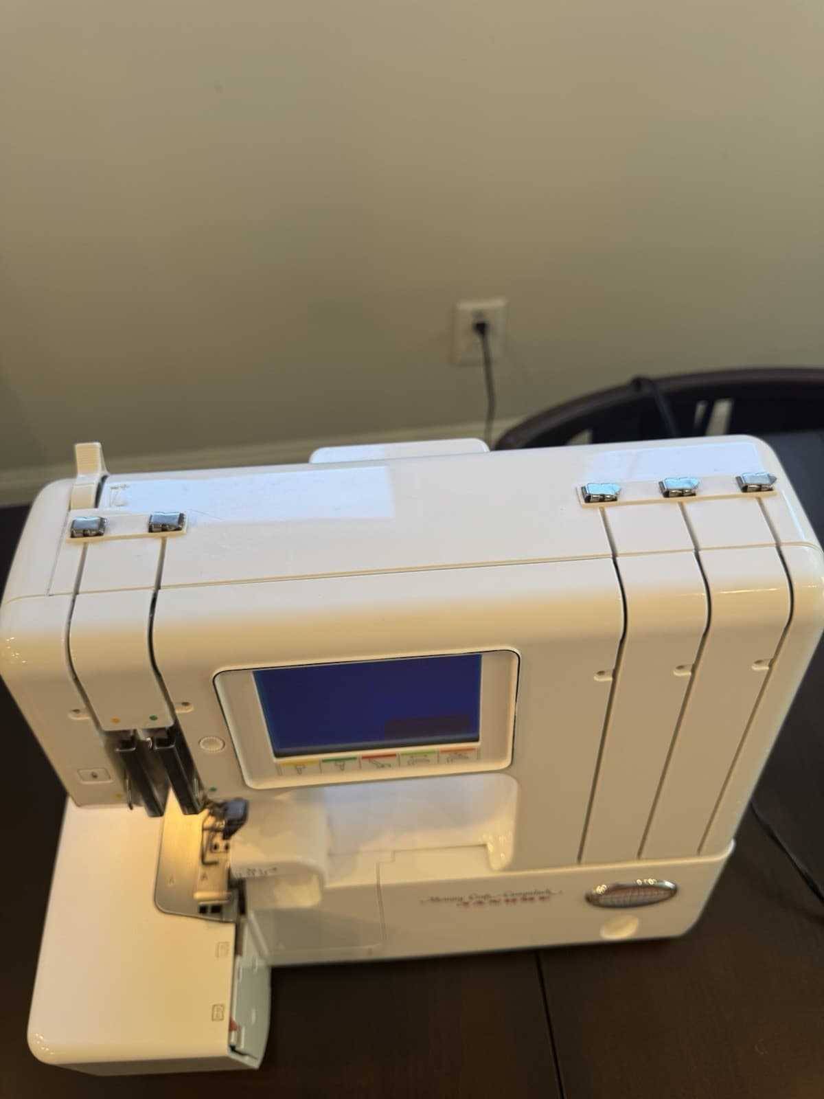 Janome 5 Thread Serger Compulock 888 Memory Craft owners Cord And Foot Pedal 6