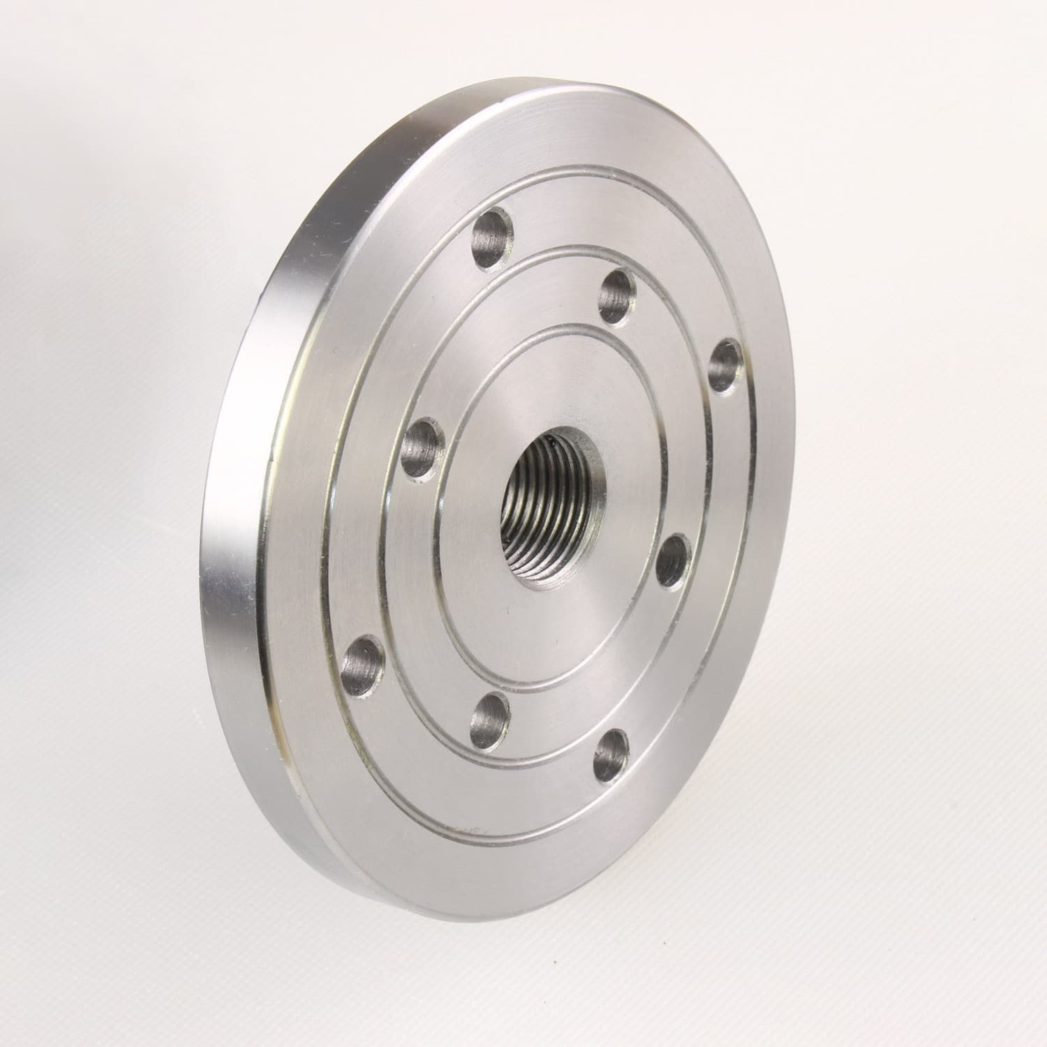 4" Steel Lathe Faceplate, 3/4" x 16TPI, Hurricane Turning Tools 2