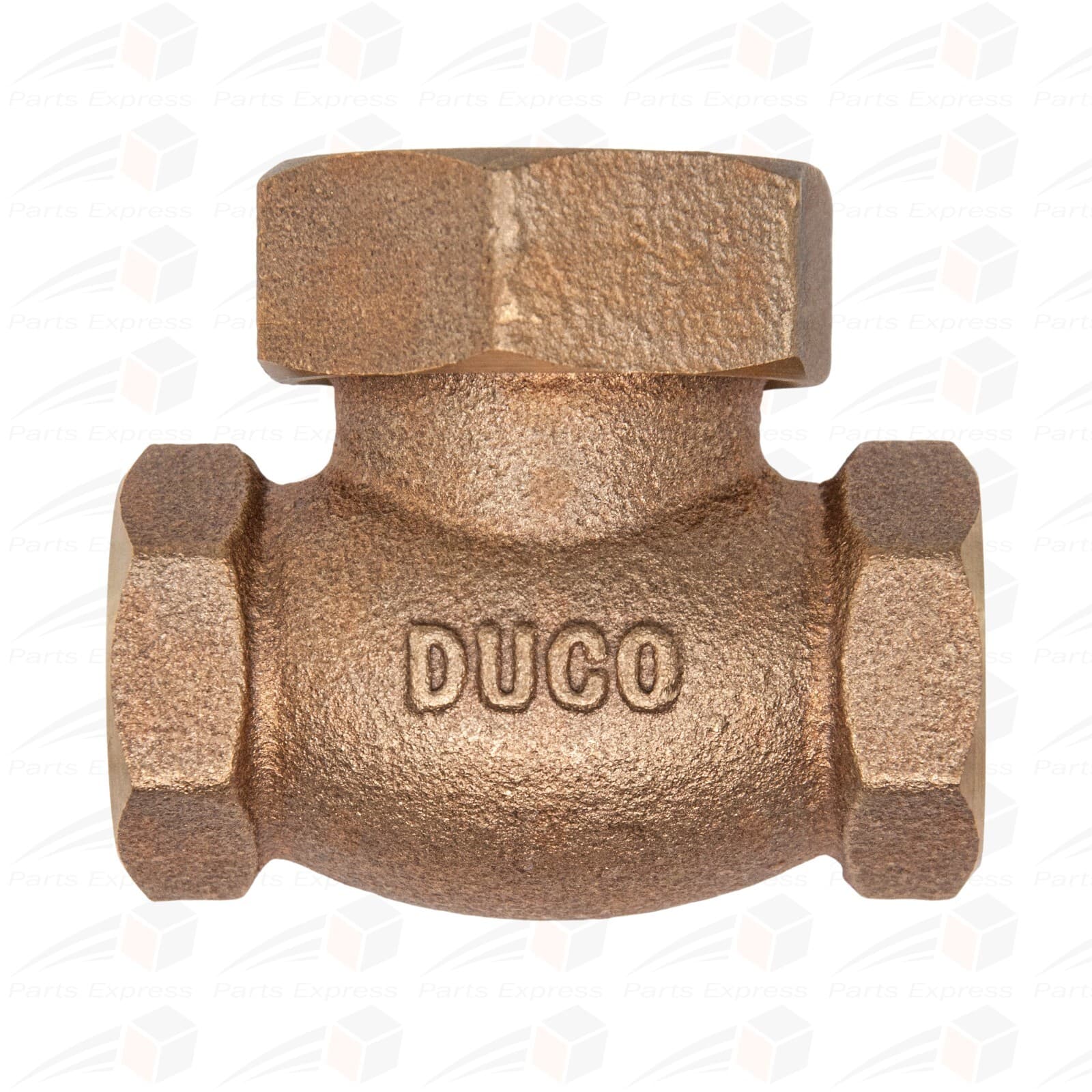 1/2" SPRING CHECK VALVE (BRONZE 200 WSP) W/ PTFE DISC, ASME, #50T 2