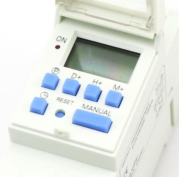 DC12V 16A Digital LCD DIN Programmable Weekly Rail Timer Time Relay Switch  3