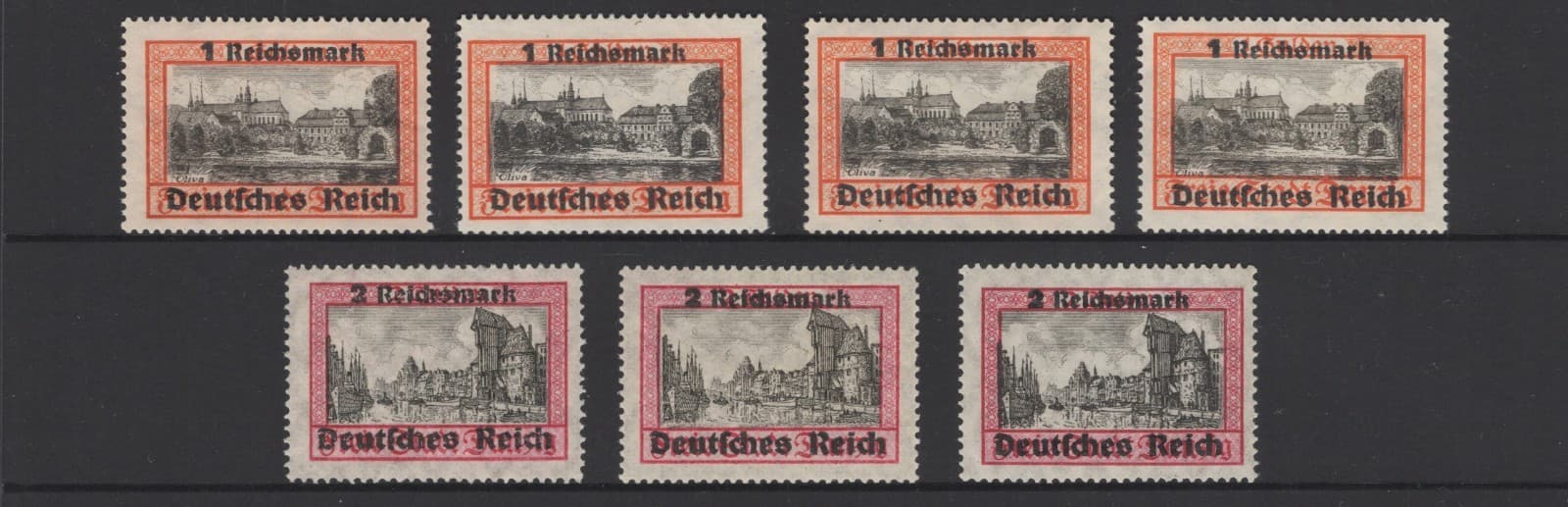 Germany Empire 1939 Danzig Postage Stamps Overprinted (31v) MNH SCHLEGEL BPP 3