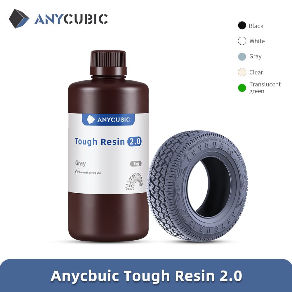 【Buy 3 Pay 2】ANYCUBIC Standard UV Resin Tough DLP ABS-Like Plant-Based Resin Lot