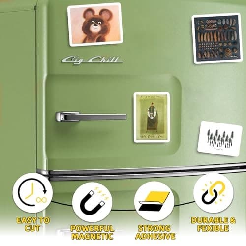 Magnetic Tape - Strong Flexible Magnetic Strips with 1/2 Inch x 4 Feet 5