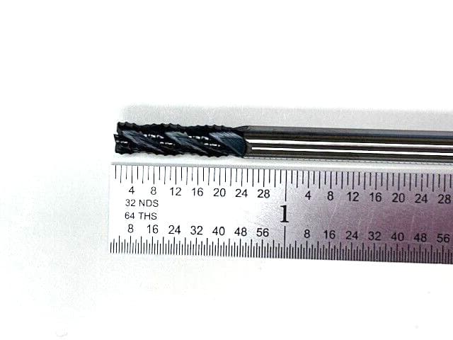 3/16  4 FLUTE ALTIN COAT CARBIDE ROUGHING END MILL 5/8 X 2 OAL HTC 310-4187 4