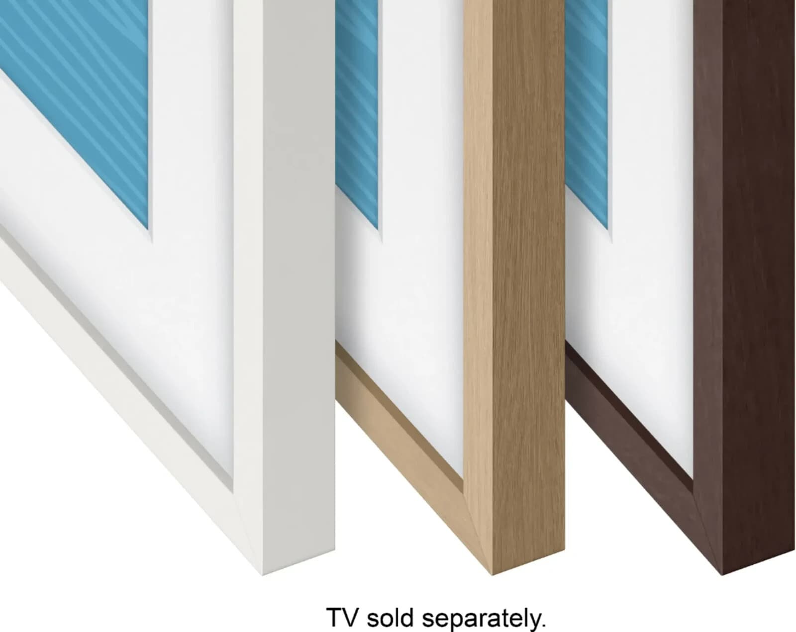 Samsung 75 inch The Frame Customizable Bezel In Modern Teak (2025) 4