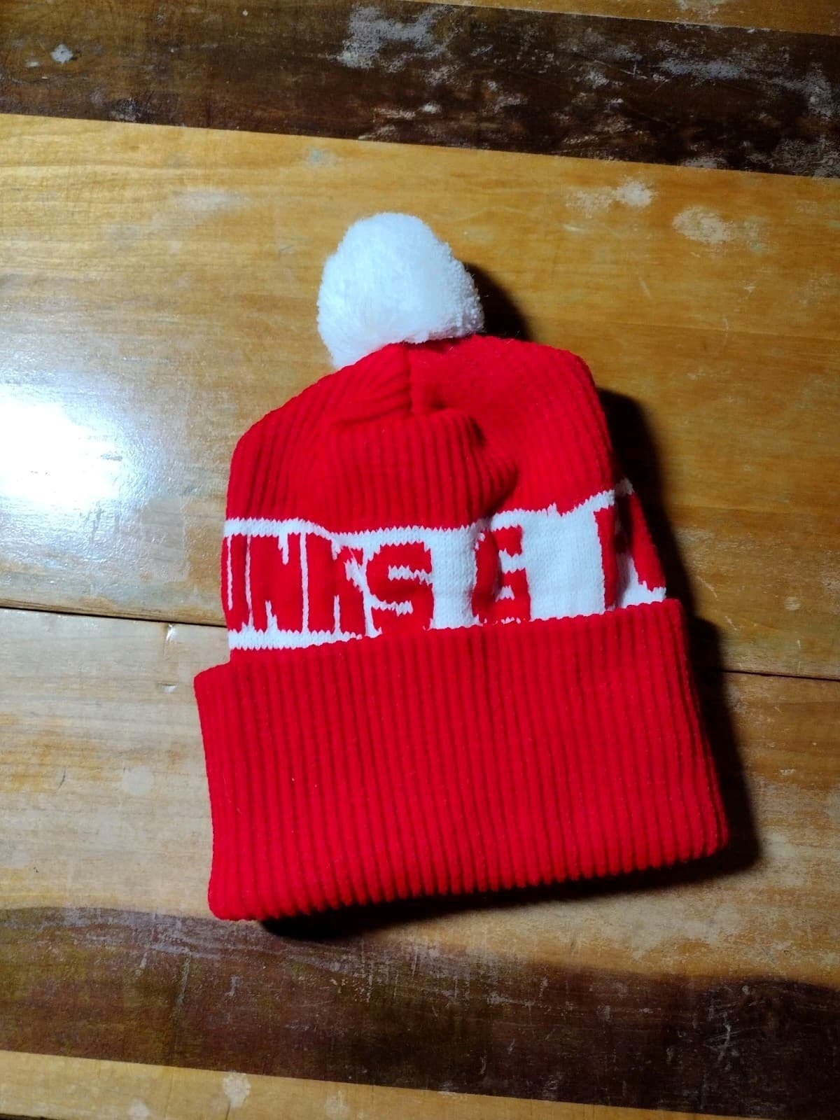 Vintage 1970s Funks G Hybrid Ski Knit Beanie Stocking Cap Pom Pom Winter Hat 3