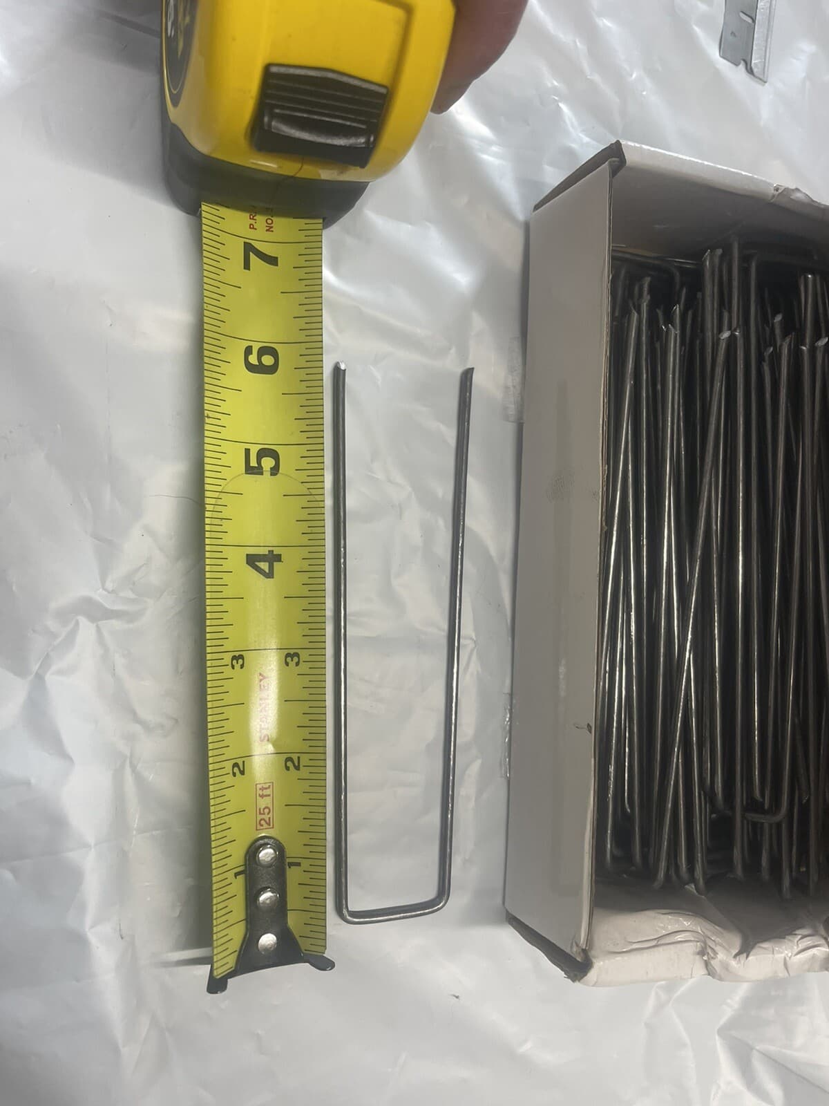 Dewitt  6" X 1" X 6"   11 GA  Anchor Pins 75 Pk  (81405) FS Qty:2 5