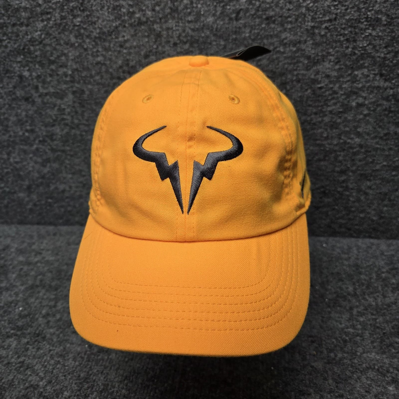 Nike Rafa Nadal Aerobill Laser Orange Dark Grey Hat Cap Dri-Fit H86 850666-845