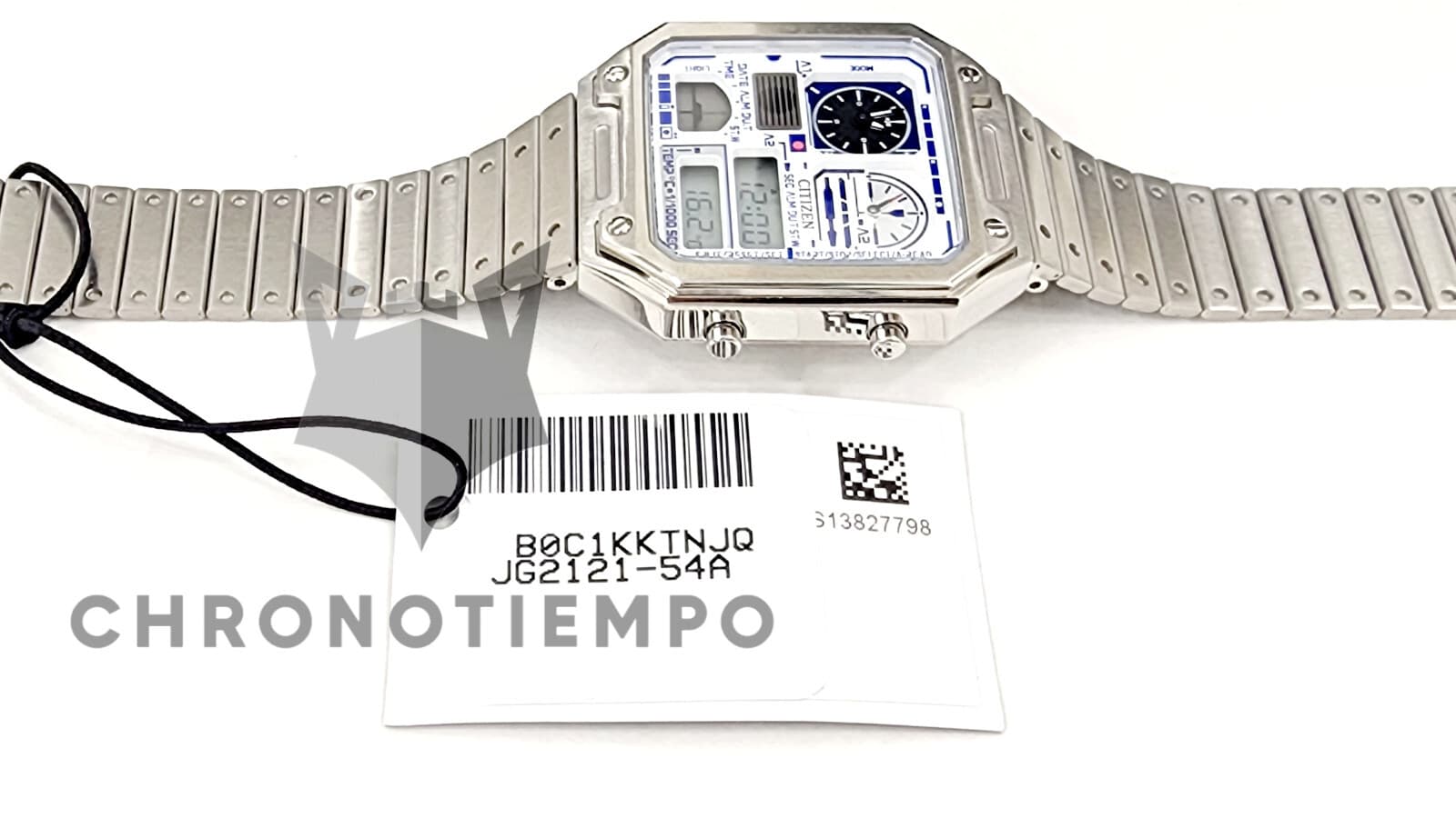 Citizen Star Wars R2-D2 Droid Ana-Digi Quartz Stainless Steel Silver Watch R2D2 2