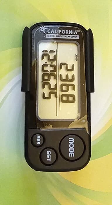 California Medical Weight Management Pedometer Steps, Distance, Calories...Black 3