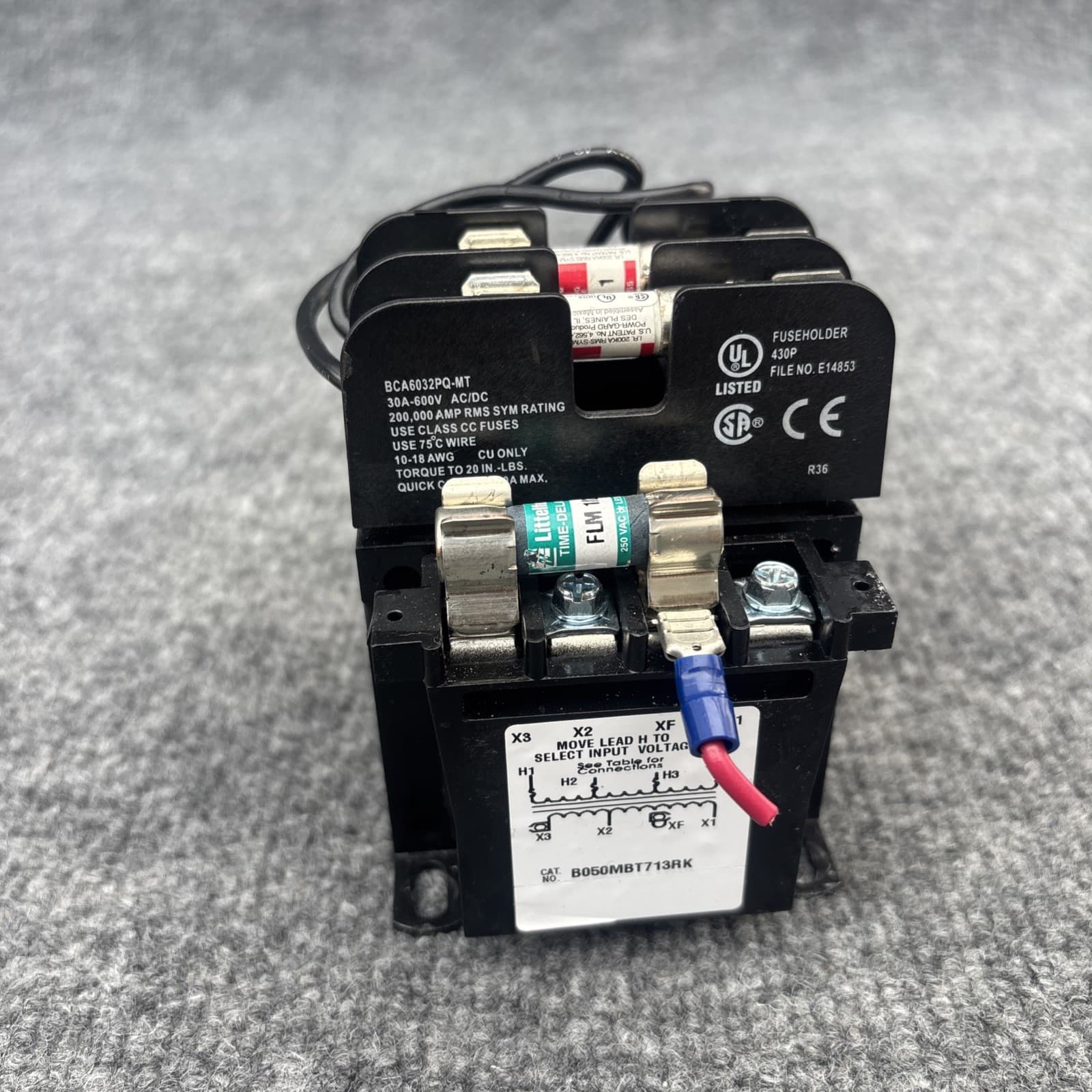 MICRON INDUSTRIES CORPORATION B050MBT713RK   Control Transformer  Used 5
