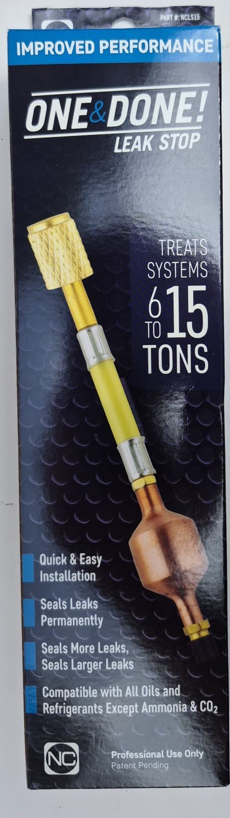 National Chemicals NCLS 15 Refrigeration Leak Stop Treatment