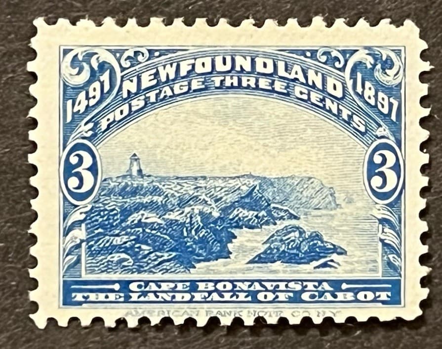 Travelstamps: 1897 Newfoundland Stamps Scott #63 - Cape Bonavista - Mint MOGH 5
