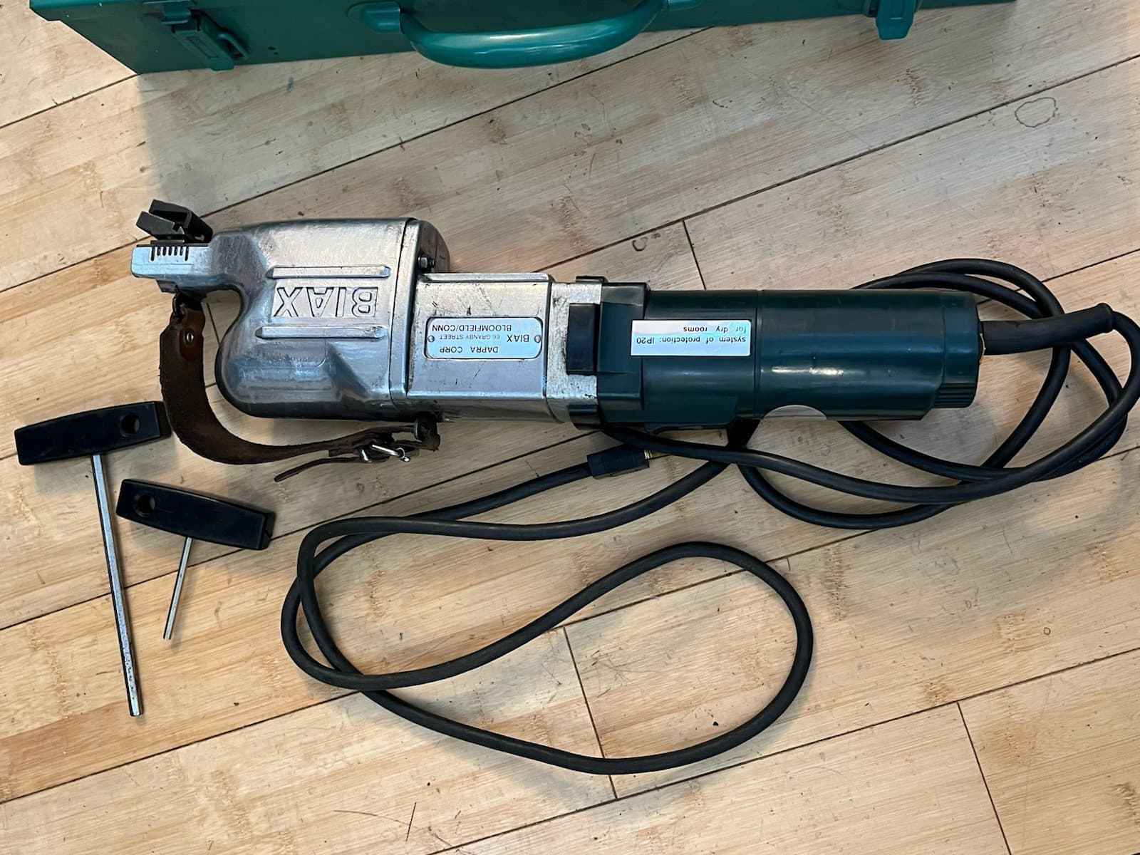 Nice Biax Dapra 7-ELM Variable Speed Machine Power Scraper w/ Case & Blades 6