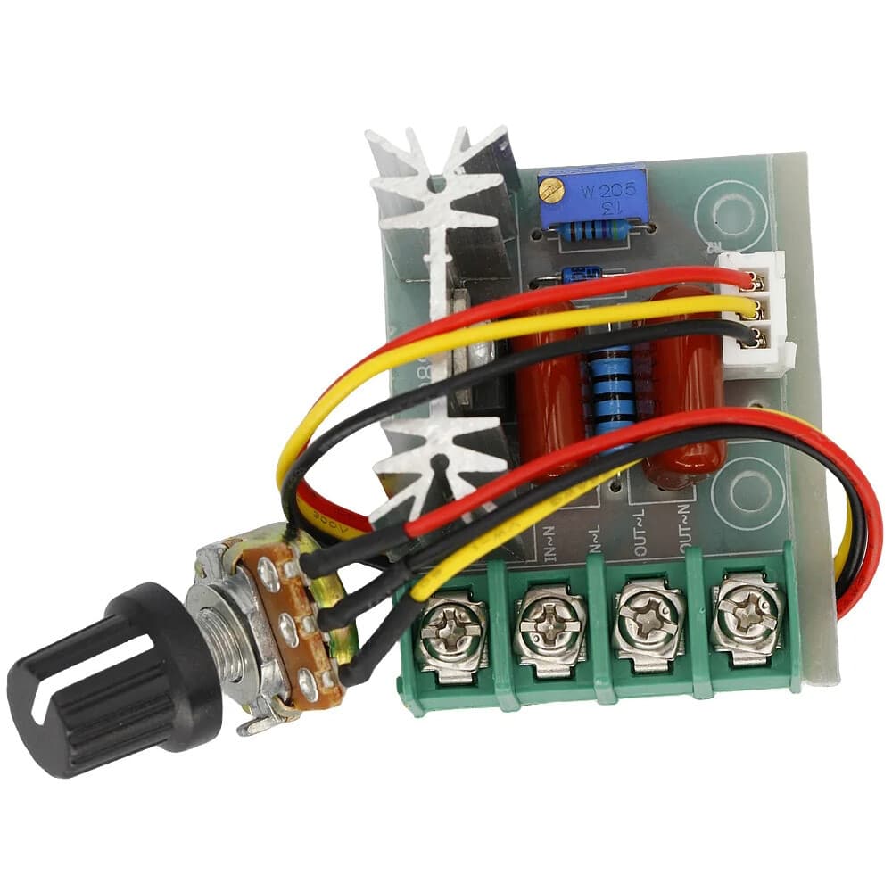 2x AC110-220V LED Dimmer Motor Speed Controller 2000W SCR Voltage Regulator 25A 2