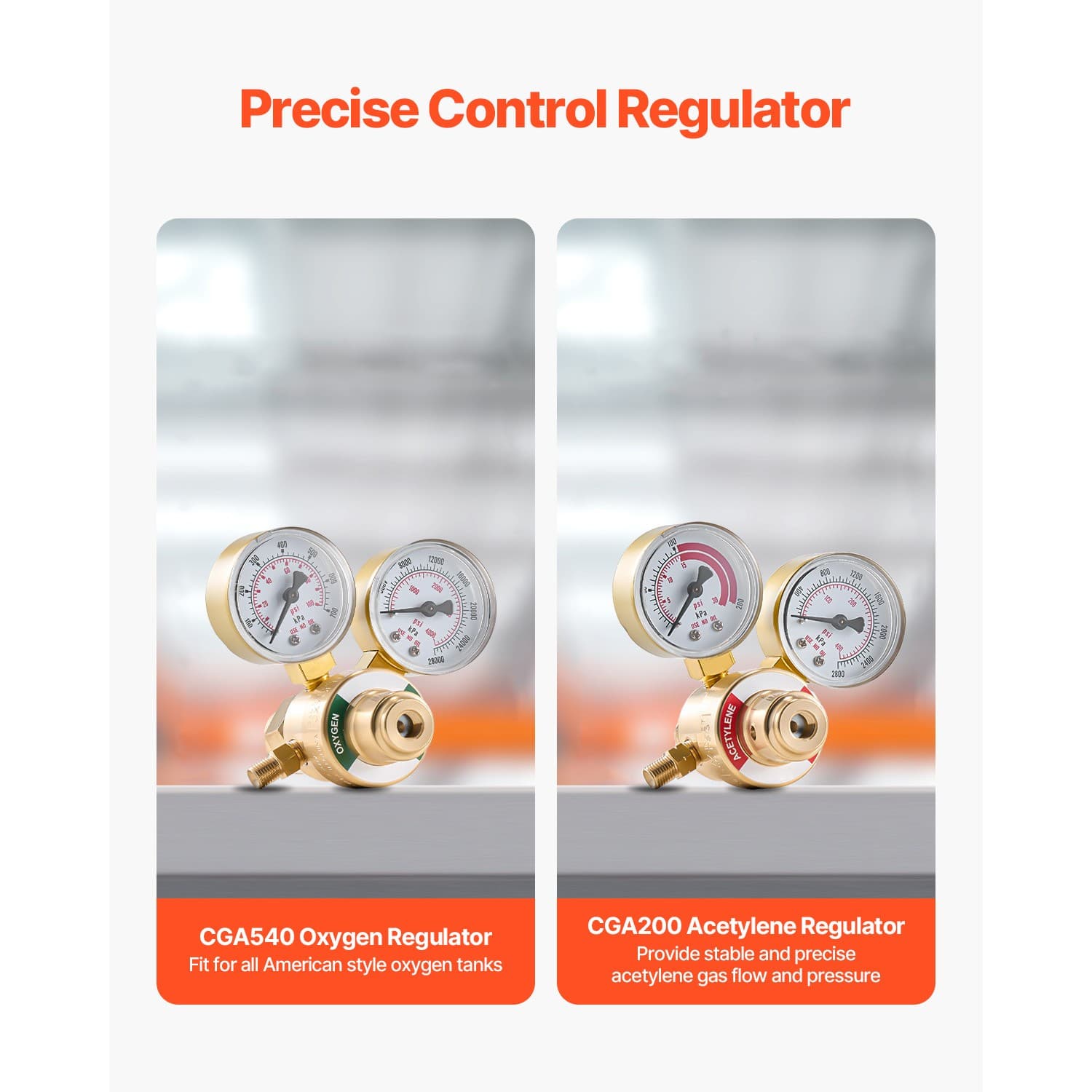 Oxygen Acetylene Torch Kit 14PCS Gas Welding Set & Cylinder Holder 177'' Hose 5