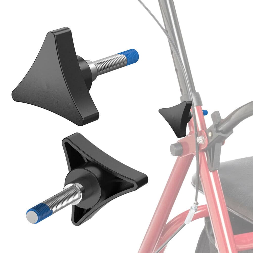 NEW KNOB For WHEEL Assembly, 2 Pk Rollator Parts For Steel Rolling Walker USA 3